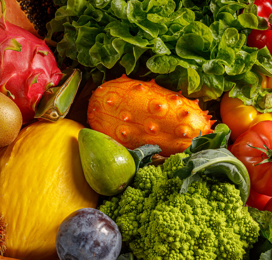 Vegetables and fruits